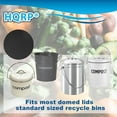 thumbnail image 2 of HQRP 6-Pack Charcoal Filters for Compost Bucket 7.25 Inch Round Compost Bin Filter for Kitchen Countertop Pail, 2 of 7