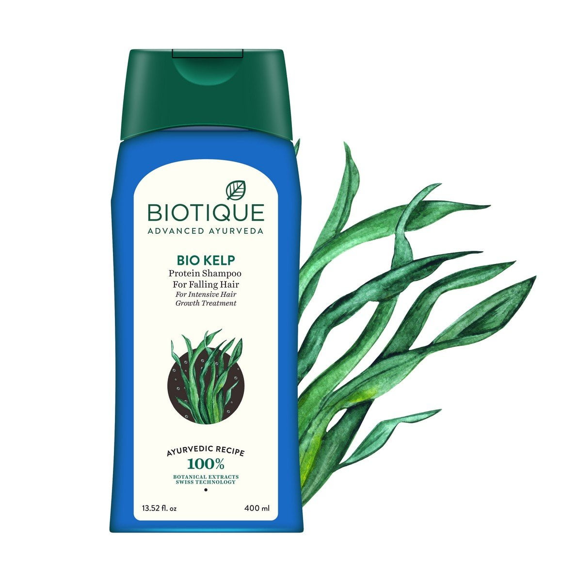 lyd Svække Sømand Biotique Bio Kelp Protein Shampoo For Falling Hair Intensive Hair Regrowth  Treatment, 340 ml - Walmart.com