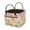 Colorful Bow Floral Print, variant on Garronmavis Ladybug Heart Print Quilted Laundry Basket with Handles, Foldable Large Capacity Fabric Laundry Hamper, Decorative Storage Basket for Bedroom, Nursery, Bathroom, Kids Room