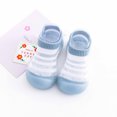thumbnail image 2 of MuZeFu Kids Non Slip Socks Grip Ankle Sticky Toddler Sock Toddler Baby Boys Girls Cute Fashion Stripe Hollow Out Breathable Soft Non-slip Toddler Shoes, 2 of 9