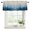 Blue Beige, variant on Blue Botanical Curtain Valances for Windows, Kitchen Valance Window Treatments Panel 2 Pack, Spring Summer Farmhouse Retro Beige Rod Pocket Short Curtains for Bathroom Bedroom 42 x 12 Inch
