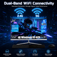 thumbnail image 6 of Toemaagic All-in-One Desktop 24″ FHD Display Intel Core i5-6500 16GB RAM 512GB SSD Windows 10,Mouse,Keyboard ,White, 6 of 8