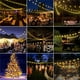 thumbnail image 3 of Guirnaldas de luces alimentadas por energía Solar para acampar al aire libre, 200 luces Led de globo de cristal, luz de hadas Solar impermeable para decoración para fiesta de Navidad de jardín, 3 of 4