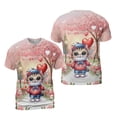 thumbnail image 3 of Happy Valentine’s Day Adorable Exotic Shorthair Kitten Holding Heart Balloon All Over Print 3D Shirt Unisex Merch Cat Lover Kitten Owner Gifts - 00030, 3 of 6