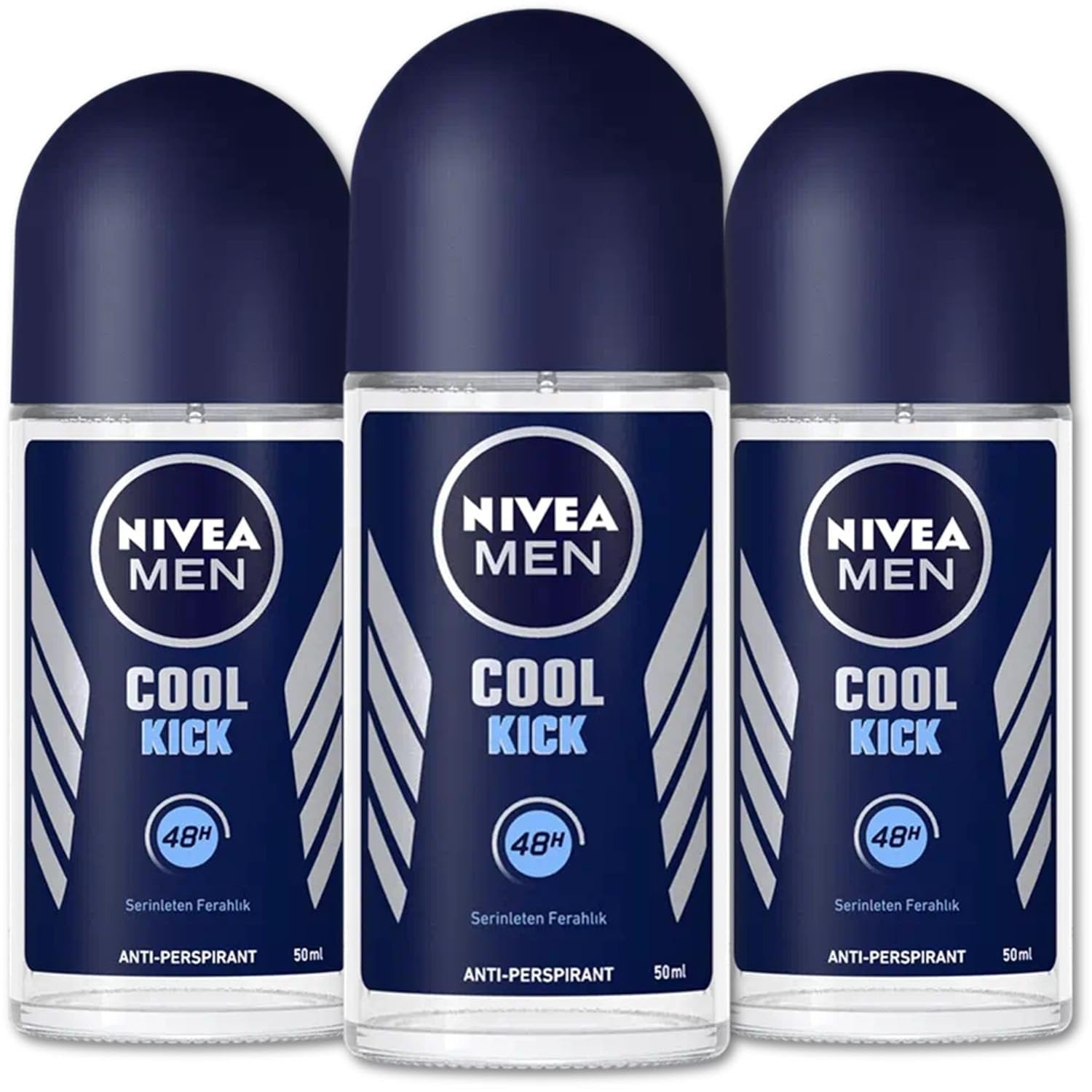 Nivea Men Fresh Active Antiperspirant Deodorant Gel, 1.7 oz, 3pk