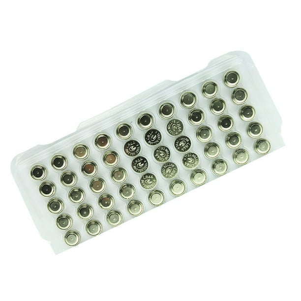 50pcs Ag13 Lr44 Alkaline Button Cell 1 5v Battery Walmart Com Walmart Com