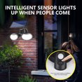 thumbnail image 5 of 2025 New Outdoor Lights 500LM Security Lights With 56 LED Lamp Beads 2 Heads Motion Sensor Lights IP65 With 3 Modes, 5 of 9
