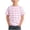 Pink, variant on FSYBOA Boys Cotton T-shirts, Crew Neck Stripe Shorts Sleeve Kids Tees Summer Tops Black Size 10-12 T