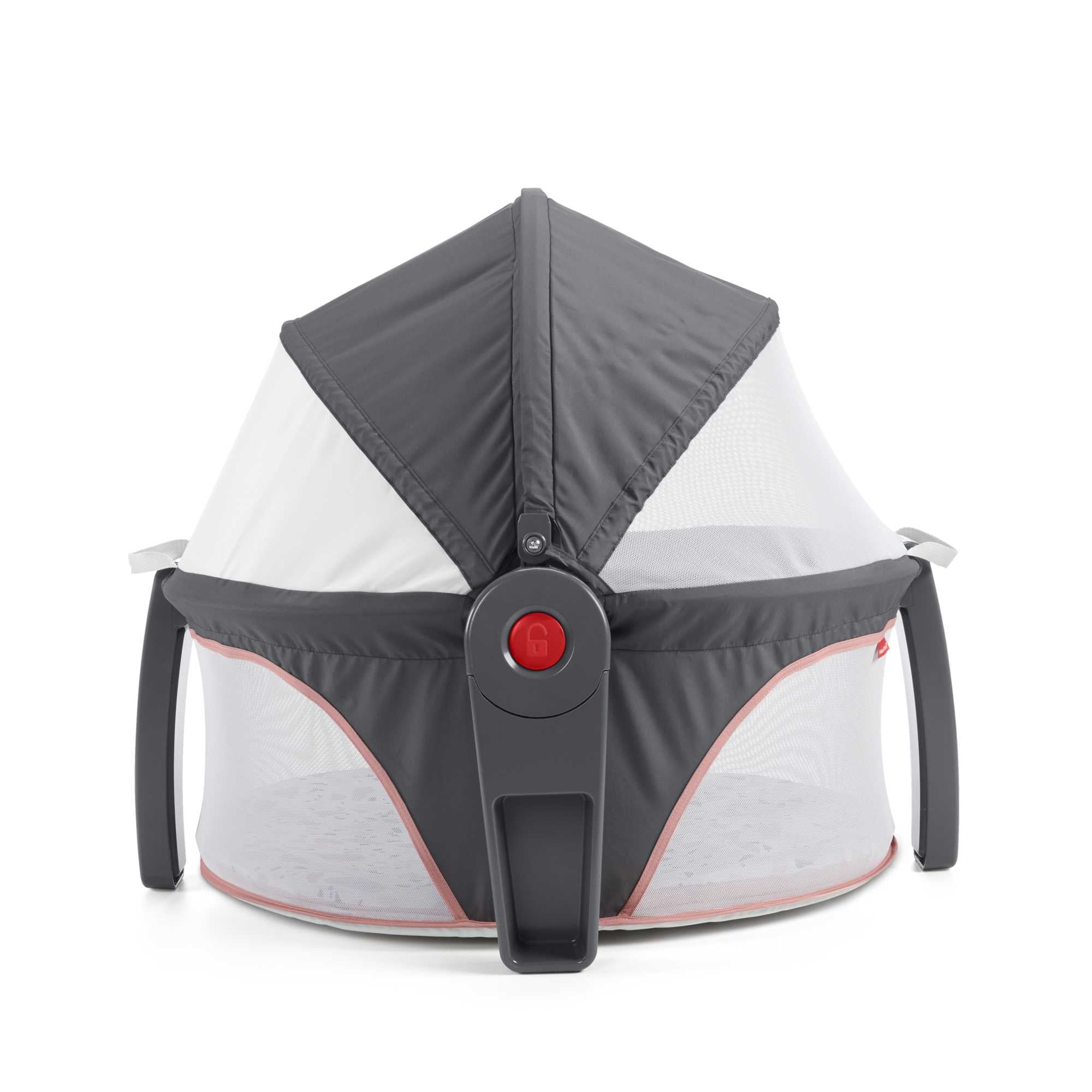 Fisher-Price On-the-Go Infant Dome Portable Bassinet and Play Space, Unisex, Pink Pacific Pebble