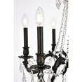 thumbnail image 5 of Rosalia 6 light Dark Bronze Chandelier Golden Teak (Smoky) Royal Cut Crystal, 5 of 7