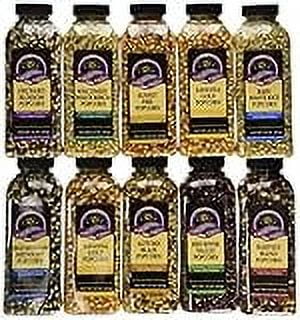 Gourmet Popping Corn - Case of 15 oz. bottles, A Variety Pack of 10 bottles
