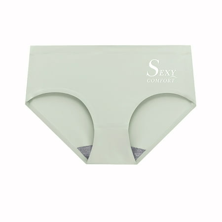 

Women Boxer Briefs Seamless Underwear For Women Sext Comfort Seamless Mid-waist Lace Women Panties comfort Seamless Mid Waist Lace Women Green XL