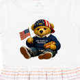 thumbnail image 4 of Inktastic Patriotic Teddy Bear 250 Years Celebration Girls Toddler Dress, 4 of 5