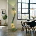 thumbnail image 5 of Eangee Home Design Flow Giant Floor Lamp, Shade Made Of Cocoa Leaves, 13x13x72 Inches, 5 of 6