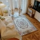 thumbnail image 3 of French Romantic Carpet Floral Large Area Living Room Decoration Carpets Comfortable Soft Bedroom Rugs Rose Flower Rug Tapete IG My Lux Decor Round, 3 of 9