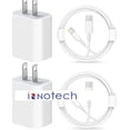 thumbnail image 2 of For Apple I Phone 15 /15 Pro/15 pro max Charger USB C Wall Charger Fast Charging 2 pack 20W PD ( MFI Certified) Adapter with 3 FT USB C Cable Compatible with IPhone 15/15Pro/15 ProMAX- 2 pack, 2 of 6