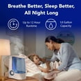 thumbnail image 4 of Vicks Warm Mist Humidifier Filter‑Free 1Gal Tank, Auto Shut‑Off, Night Light, VapoPad and VapoSteam Compatible, 4 of 5
