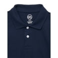 thumbnail image 2 of Wonder Nation Boys School Uniform Short Sleeve Jersey Polo, 2 of 3