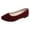 Wine, variant on Women's Ballet Shoes Comfortable Slip on Round Toe Flat Casual Shoes for Walking, Driving, Dressy Sky Blue 7.5