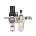 thumbnail image 3 of Compressor Air Filter,Pressure Regulator Trap Pneumatic Oil Water Separator Pump Manual Drainage Supply AC2010-02 ,Long Lasting, 3 of 7