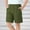 Army Green, variant on NAISIBABY Boys Bermuda Shorts, Elastic Waist Solid Color Stretch School Uniform Suit Shorts Army Green 5-6T