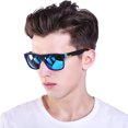 thumbnail image 4 of Gafas de sol polarizadas para deportes al aire libre, gafas de sol retro de lujo, gafas de sol para golf y ciclismo, color negro y azul, 4 of 4