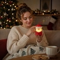 thumbnail image 5 of Rechargeable Collapsible Santa Claus Lantern, LED Color‑Changing Christmas Lamp, Musical Hanging Night Light for Indoor Christmas Decor, Bookshelf, Entryway and Home Decoration, 5 of 6
