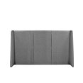 thumbnail image 1 of Cabecera matrimonial Kilt - Gris oscuro Gaia Herbs Contemporáneo, 1 of 6