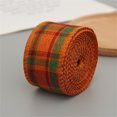 thumbnail image 3 of pitrice Christmas Ribbon Portable Party Decoration Classic Plaid House Decorations Exquisite Decorative Accessories for Celebration 10 Width 5cm, 3 of 6