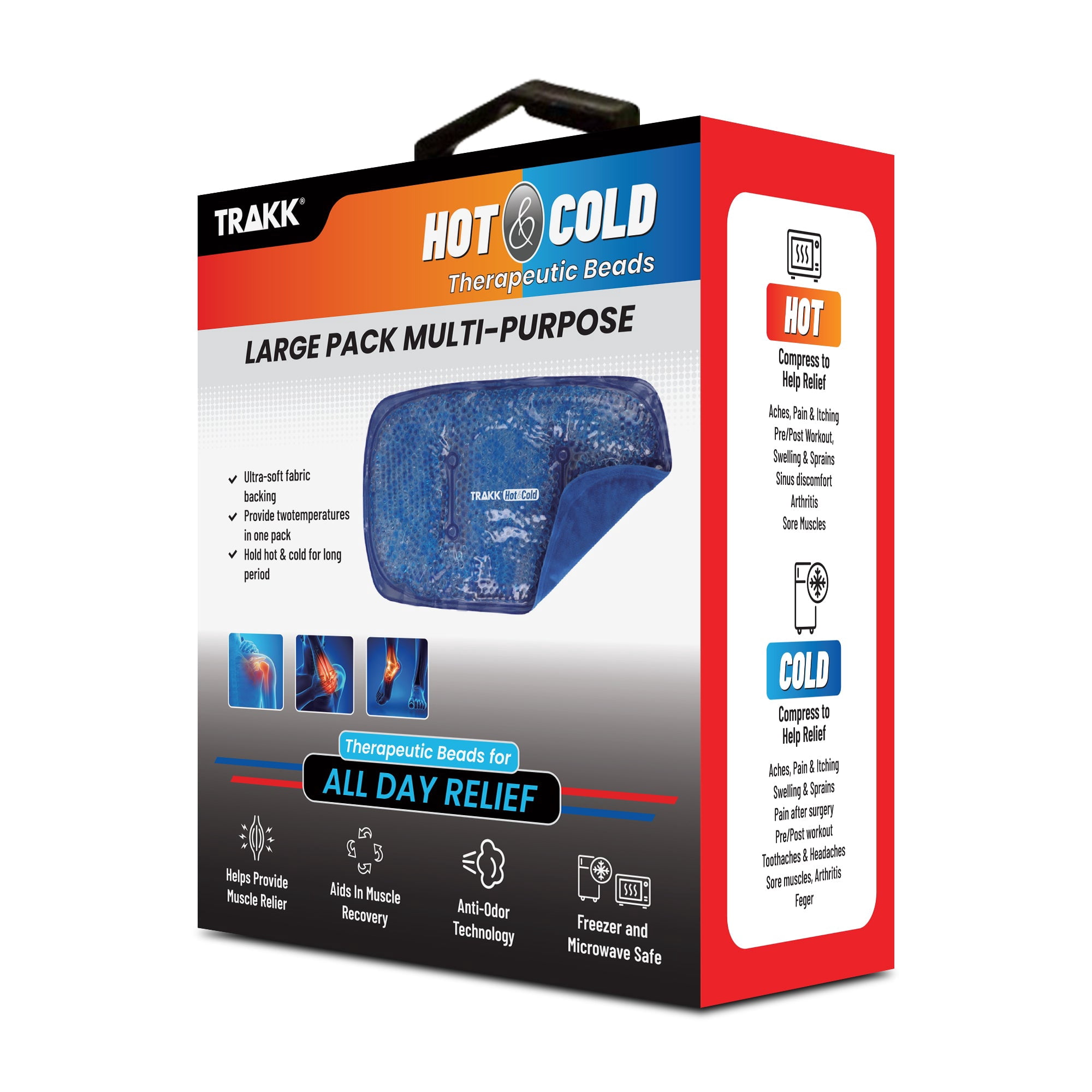 Trakk Hot & Cold Large Pack Multi-Purpose Therapeutic Beads 1 Each