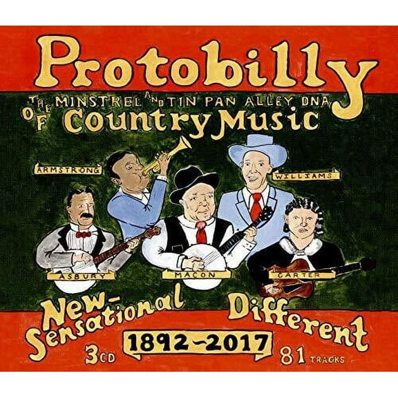 Various Artists - Protobilly: The Minstrel & Tin Pan Alley Dna of Country Music  1892-2017 - Music & Performance - CD