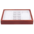 thumbnail image 2 of Maple Brown Multi Function Wooden Jewelry Organizer Box, 2 of 8