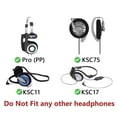 thumbnail image 5 of 2. Quick-Fit Ear Cushions for PortaPro KSC11 KSC75 Headphones, Sweat-Resistant & Enhanced, 5 of 8