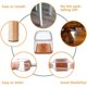 thumbnail image 3 of 24 Piezas Protectores para Patas de sillas, Silicona Antideslizantes para Muebles, Protección el Suelos Duros, Almohadilla de Fieltro, Grande, 3 of 4