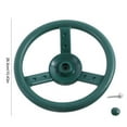 thumbnail image 3 of Children Swingset Steering Wheel Playground Plastic Safety Swing Set Gaming Device Interactive Game Playing Fixing Accessories Dark Green, 3 of 8