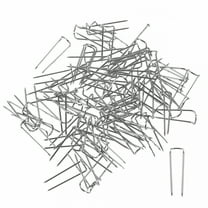 FACEGA 100 Pins Pack Push Pins Silver Stainless Steel U Shape For Craft Enthusiasts Quilting Pin For Crafts