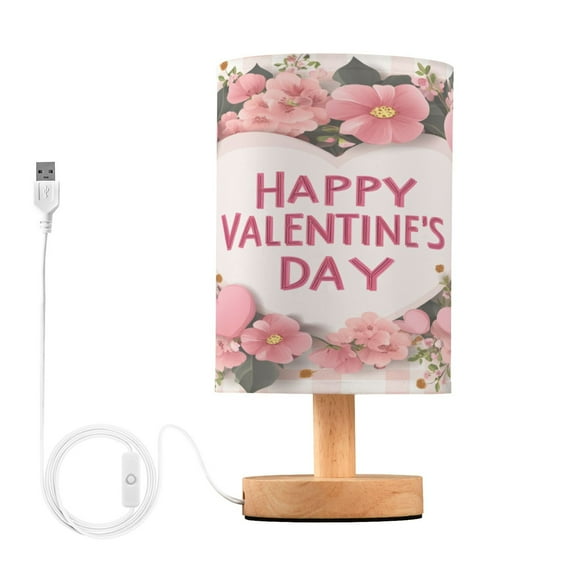 BZSMCE Lamp Modern Happy Valentine's Day Creative Patter Night Light