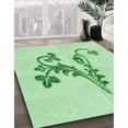 thumbnail image 2 of Ahgly Company Indoor Rectangle Patterned Mint Green Area Rugs, 5' x 8', 2 of 6