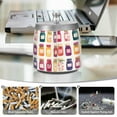 thumbnail image 6 of Yayeee Ashtray with Lid for Cigarette Smokeless Stainless Steel Home Ash Holder, Colorful Jam, 6 of 7