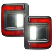 Oracle Light O37-5884504 JL Flush Mount LED Tail Lights Fits select: 2018-2019,2021 JEEP WRANGLER UNLIMITED