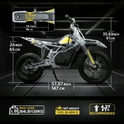 Cunfon M200 Electric Dirt Bike 3000W Motor 34 Mph 43.5 Miles for Adults Teens