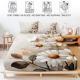 thumbnail image 5 of Queen Size Fitted Sheet Set - Spring Floral 3 Piece Bedding Sets 16" Deep Pocket Fitted Sheet with 2 Pillowcases, Daisy Summer Botanical Vintage Flowers Brushed Microfiber Hotel Luxury Bed Sheets, 5 of 9