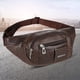 thumbnail image 4 of Bolso bandolera para hombre Bolsos cruzados duraderos de PU para deportes de ciclismo (marrón oscuro) Ndcxsfigh Para Estrenar, 4 of 9