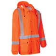 thumbnail image 1 of Forcefield Lightweight Fire Resistant (FR) Hi-Vis Safety Rain Jacket, 1 of 10