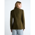 thumbnail image 4 of Scoop Women’s and Women's Plus Linen Blend Blazer, Sizes XS-4X, 4 of 6