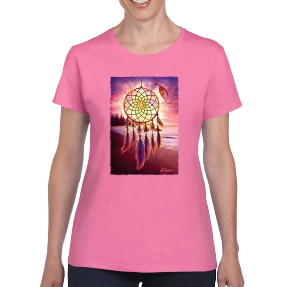 The Dream Catcher T-Shirt Women -Anthony Chirstou Designs, Female 4X-Large
