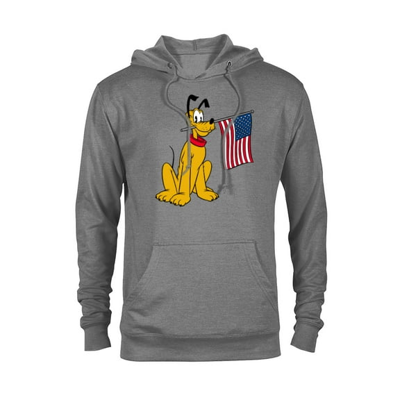 Disney Pluto Americana - Pullover Hoodie for Adults - Customized-Graphite Heather