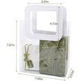 thumbnail image 2 of Clear Gift Bag with Handle, Transparent PVC Gift Bag, Heavy Duty Reusable Gift Wrap Bags for Bridal Party, Baby Shower, Wedding Favor, Plastic Party Favor Bags 3 Pcs Shopping Bag Bulk- 7.9"x3.9"x7.1", 2 of 8
