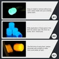 Haqieyen 24pcs Tire Caps Glow In The Dark Glow Valves Stem Caps