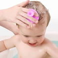 thumbnail image 3 of Cradle Cap Brush, Reusable Silicone Massage Brush, Soft Silicone Scrubbers Exfoliator Brush, Shampoo Scalp Scrubber for Hair Care and Body Care Exfoliate And Massage,Rose Red, 3 of 3